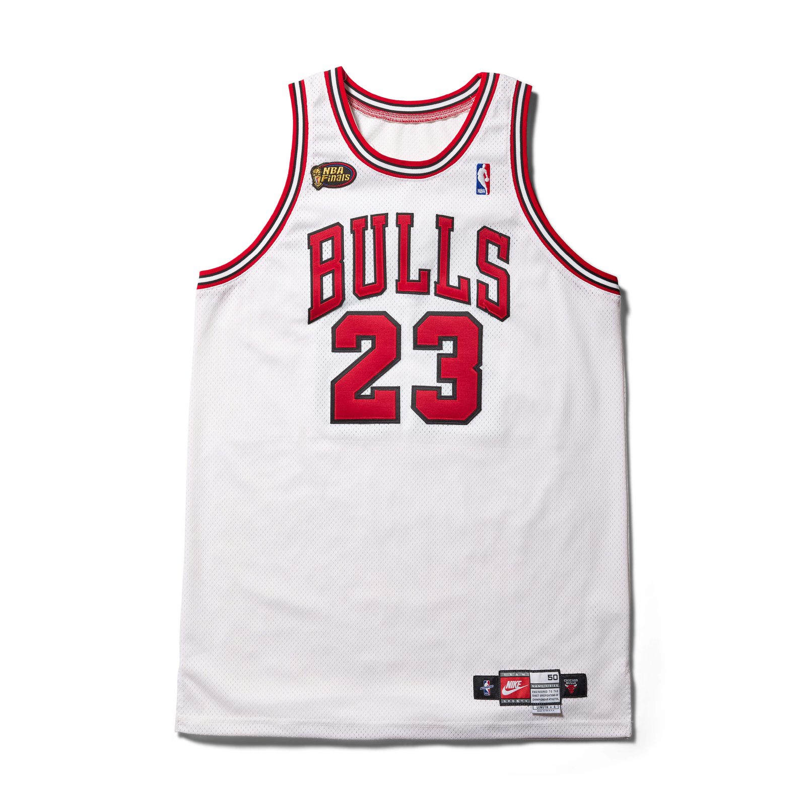 Michael Jordan's white 1998 NBA Finals Game 3 jersey
